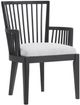 HH2 Home Portsmouth 2-Piece Black/Natural Dining Arm Chair Set-0