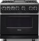 Viking® 7 Series 36" Onyx Pro Style Dual Fuel Range with Griddle-0