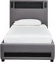 Signature Design by Ashley® Cayberry Gray Twin Upholstered Panel Bed-2