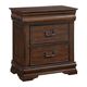 Elements International Northridge 4-Piece Cherry King Bedroom Set-4