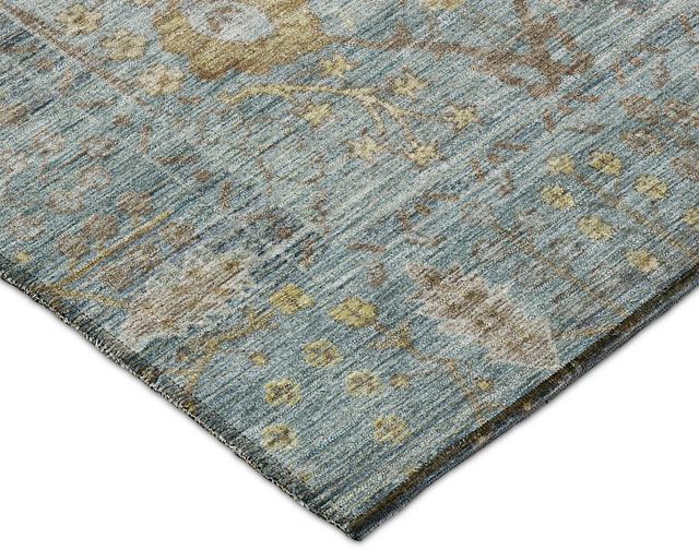 Dalyn™ Rug Company Solace SL9 Teal 5'x8' Area Rug-2