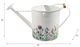 Sagebrook Home White with Purple Flower Watering Can-2