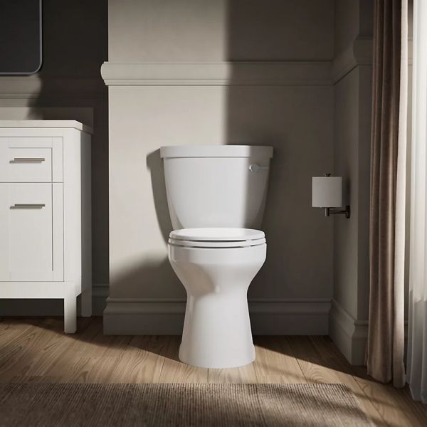 KOHLER® Cimarron® White 2-Piece 29" Elongated Right-Hand Trip Toilet, 1.6 Gpf-3
