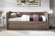 Bernards Trina Mocha Upholstered Twin Trundle Bed-1