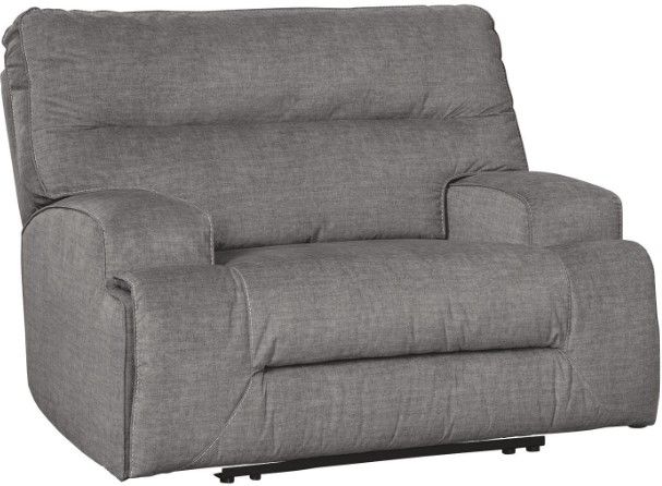 Benchcraft® Coombs 3-Piece Charcoal Living Room Set with Power Reclining Sofa-3
