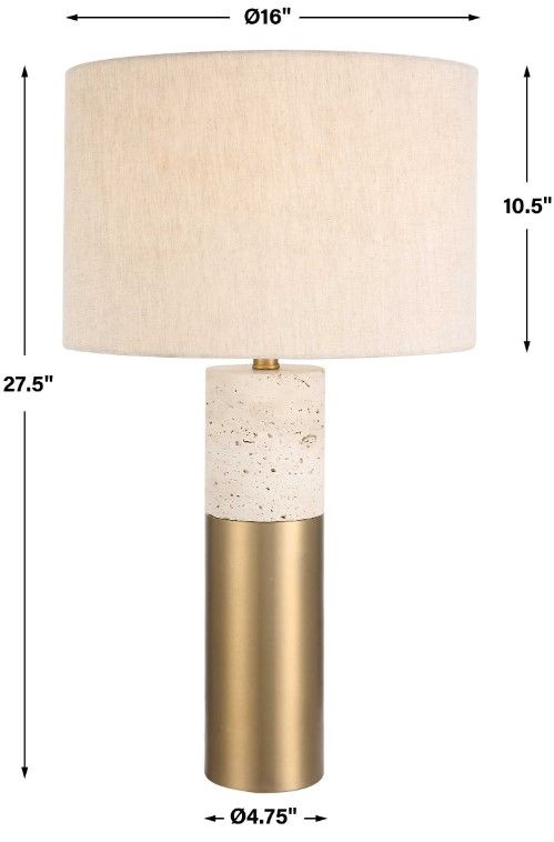 Uttermost® Gravitas Brass Table Lamp-2