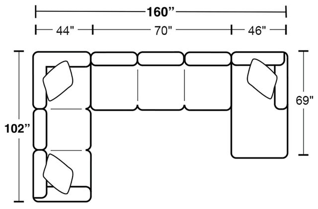 iAmerica Rylan 3pc Sectional-KIT4043-Sect P43387743-1