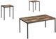 Monarch Specialties Inc. 3-Piece Brown Table Set-0