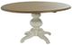 Legacy Classic Nashville Gray Taupe Round Dining Table with Cloud White Base-0