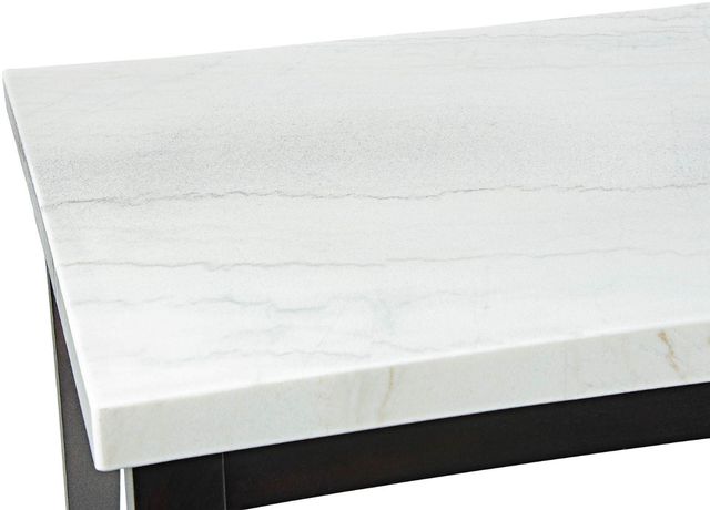 Steve Silver Co. Westby White Marble Top Dining Table with Ebony Base-3