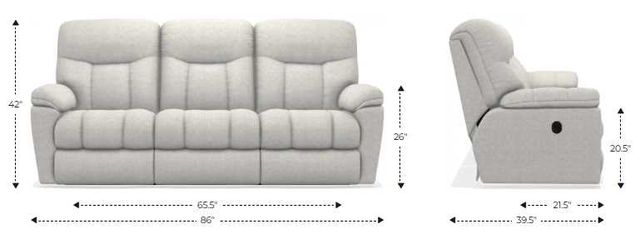 La-Z-Boy® Morrison Saddle Manual Reclining Sofa-2