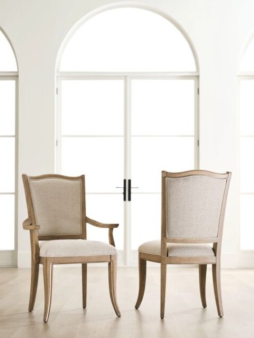 American Drew® Chastain Weybridge Beige/Brown Arm Chair-1
