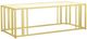 Coaster® Adri 3-Piece Tempered Glass Top Occasional Table with Matte Brass Base Set-3