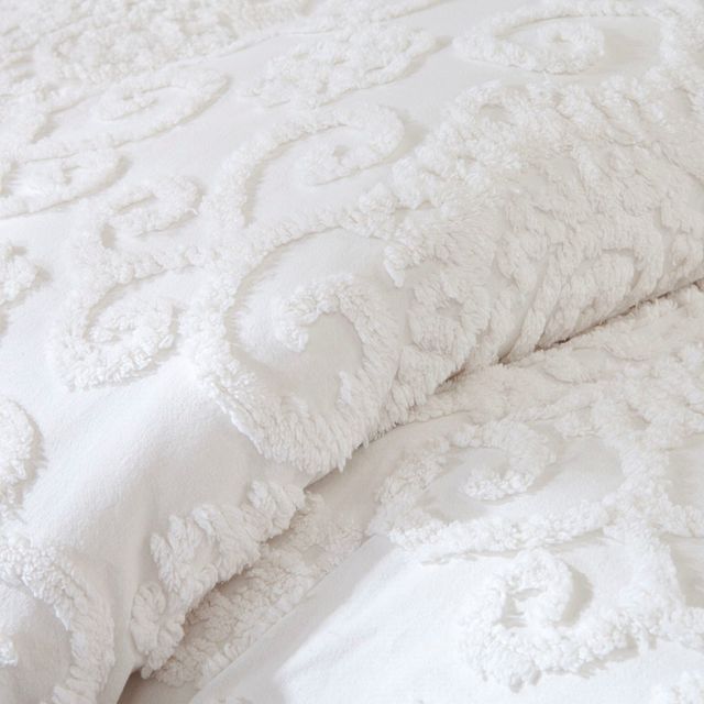 Olliix by Harbor House Suzanna Ivory Full/Queen Cotton Comforter Mini Set-4