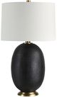 Renwil® Everren Carmesi Matte Black Table Lamp-0