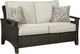 Signature Design by Ashley® Paradise Trail Medium Brown Loveseat with Cushion-0