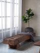 A & B Home Brown Sleeper Bench-3