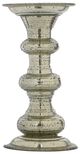 A & B Home Silver Pillar Candle Holder-1