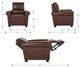 La-Z-Boy® Clybourn Coffee Power Reclining Chair with Headrest-2