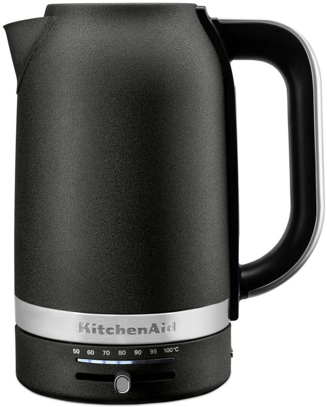 KitchenAid® 1.7 L Cast Iron Black Electric Kettle-0