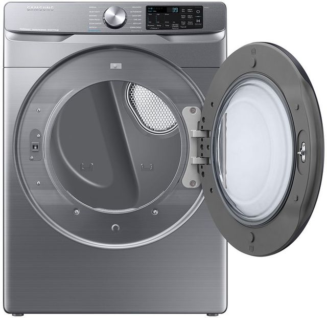 Samsung Platinum Front Load Washer & Electric Dryer Laundry Pair-3