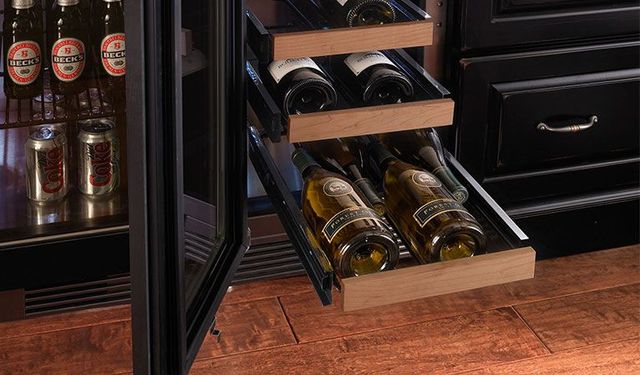 Perlick® 24" Wood Wine Shelf Fronts-1