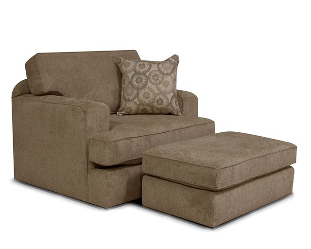 Creek Side Customs Customizable Rouse Black Castered Ottoman-3