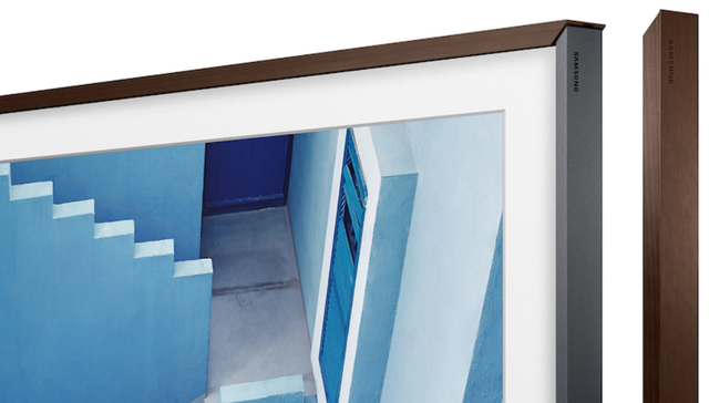 Samsung The Frame 32" Brown Customizable Bezel-2