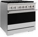 ZLINE Marino 36" Satin Stainless Steel Pro Style Gas Range with 6 Brass Burner-3