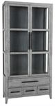 Classic Home Simon Antique Blue Tall Cabinet-0