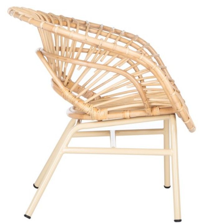 Safavieh Savino Cream/Natural Accent Chair-2