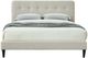 Bernards Amelia Beige Twin Panel Bed with USB Port-3