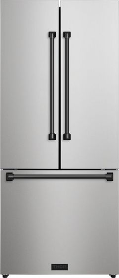 Thor Kitchen® Gordon Ramsay Series 30 in. 17.7 Cu. Ft. Stainless Steel Counter Depth French Door Refrigerator