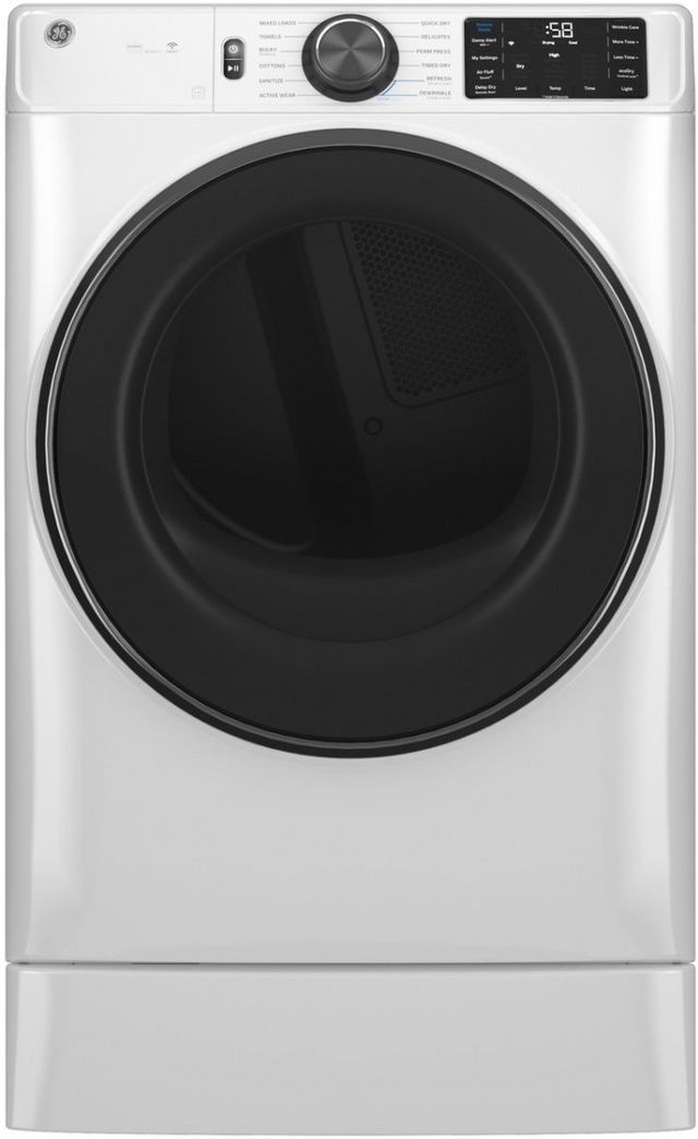 GE® White Front Load Laundry Pair-14