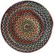 Capel Rugs Plymouth Black 36" Round Throw Rug-0