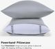 BEDGEAR® Ver-Tex™ Performance® 4-Piece Light Grey Moisture-Wicking Split Head California King Sheet Set-4