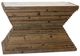 StyleCraft Natural Trellis Pyramid Console Table-0
