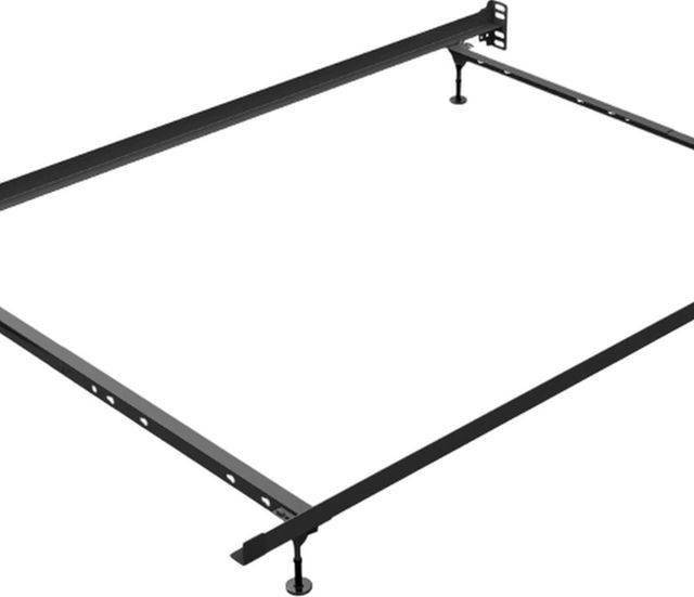Rize Home Deluxe Twin/Full/Queen Bed Frame with Spin Glides and 4 Legs-1