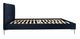 Mazin Furniture Melina Navy Blue King Upholstered Platform Bed-4