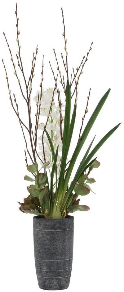 Uttermost® Eterna Orchid Aged Charcoal Centerpiece-3