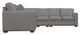 La-Z-Boy® Meyer 5-Piece Charcoal Sectional-1