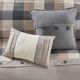 Olliix by Madison Park Ridge 7 Piece Neutral California King Herringbone Comforter Set-5