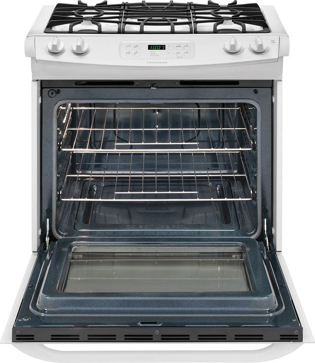 Frigidaire® 30" Slide In Gas Range-White-3