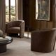 Four Hands Voss Fawn Oak/Monte Mushroom Chair-1