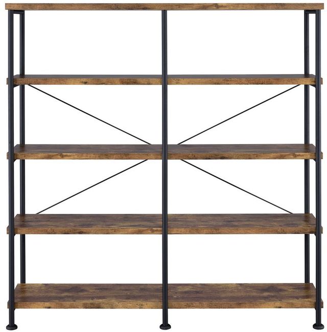 Coaster® Analiese Antique Nutmeg Open Bookcase-1