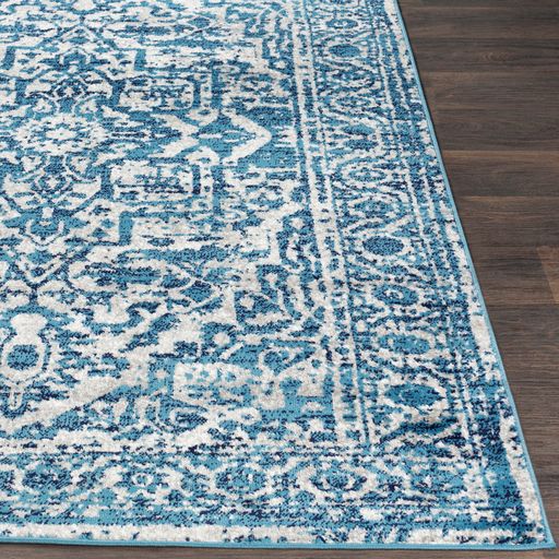 Surya Monte Carlo Sky Blue 3'x7' Runner Rug-2