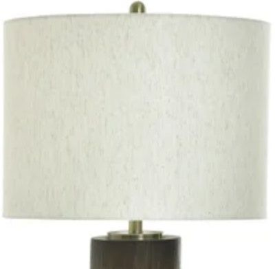 Stylecraft Walnut Gold Floor Lamp-1