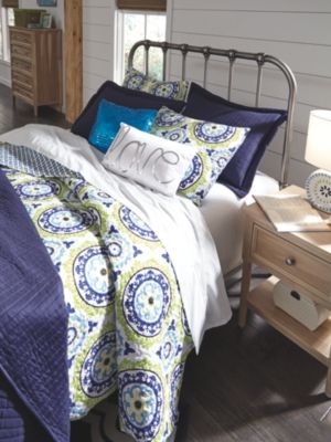 Signature Design by Ashley® Nashburg Silver Twin Metal Bed-6