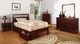 Furniture of America® Carus Cherry Twin Platform Bed-1