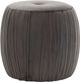 TOV Furniture Sommer Grey Velvet Ottoman-0